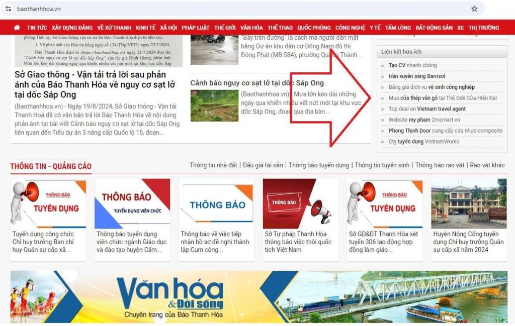 Textlink báo