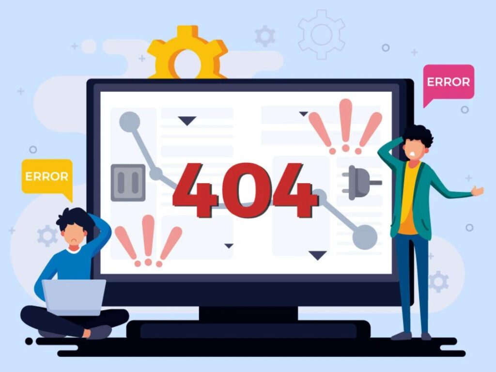 Có nhiều nguyên nhân dẫn đến link 404