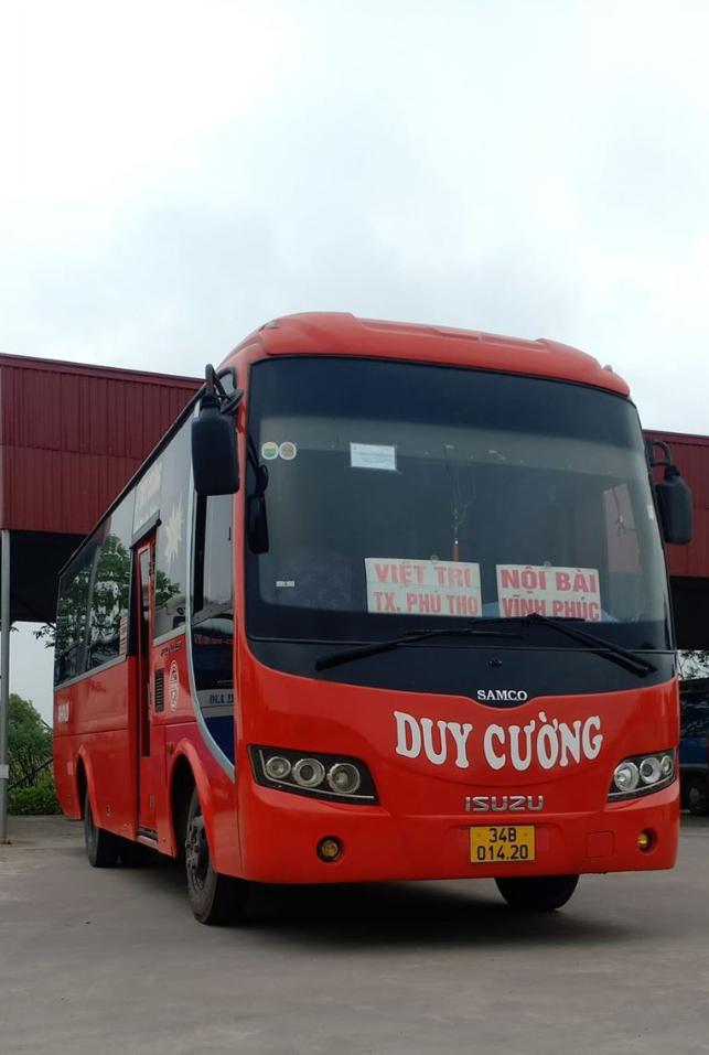 Xe khách Duy Cường Ninh Bình đi Hải Dương