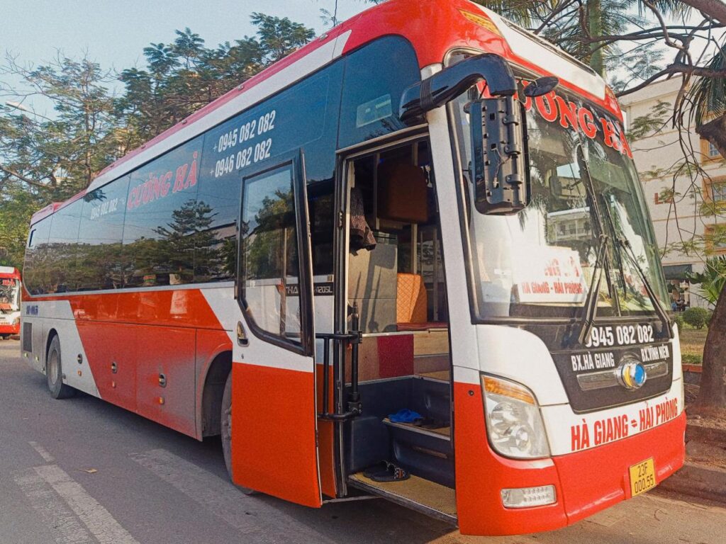 Xe khách Cường Hà Hải Phòng đi Hà Giang