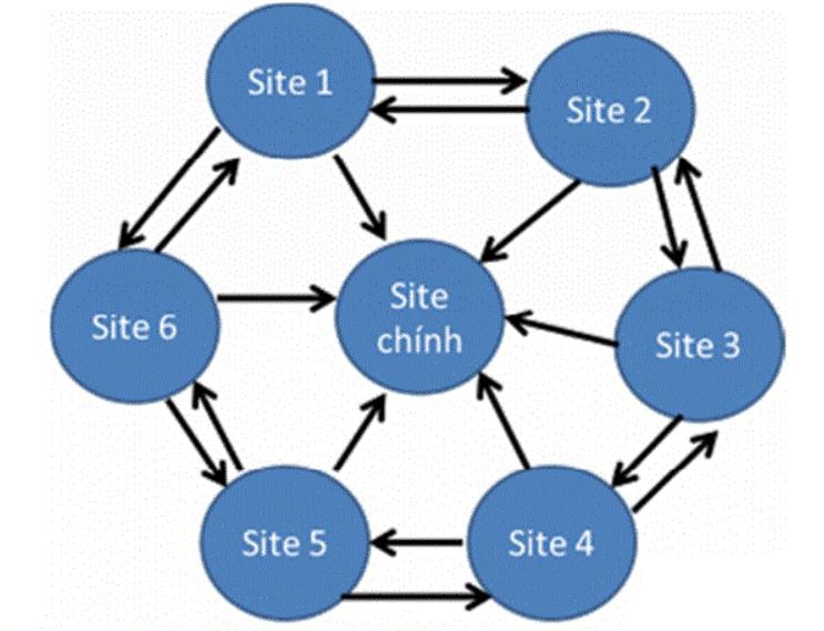 Website vệ tinh được tạo ra tách biệt với website chính với mục tiêu tăng sức mạnh cho site chính