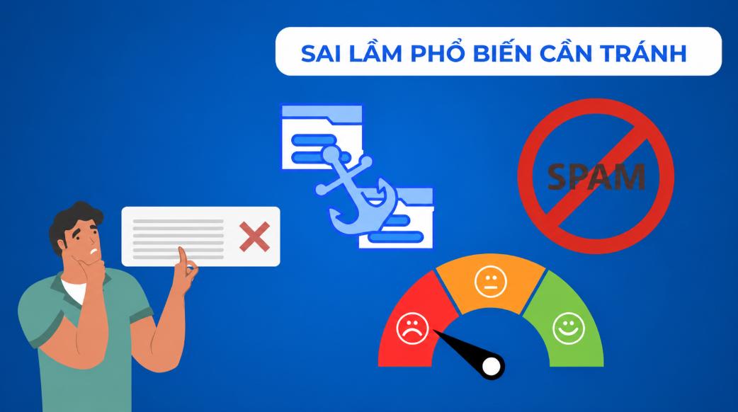 Một số sai lầm cần tránh khi xây dựng backlink GOV